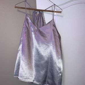 Satin Halter Blouse